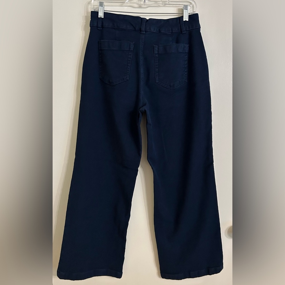 Style & Co Mid-Rise Dobby Twill Wide Leg Pants - Picture 4 of 12